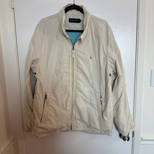 Beanpole Men's Cream VTG Full Zip Jacket XL